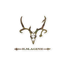 Load image into Gallery viewer, E.M.agine Buck Sticker (multicam)