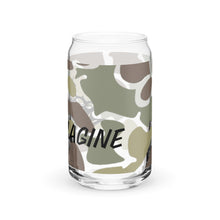 Load image into Gallery viewer, E.M.agine Camo Can-shaped glass 16oz
