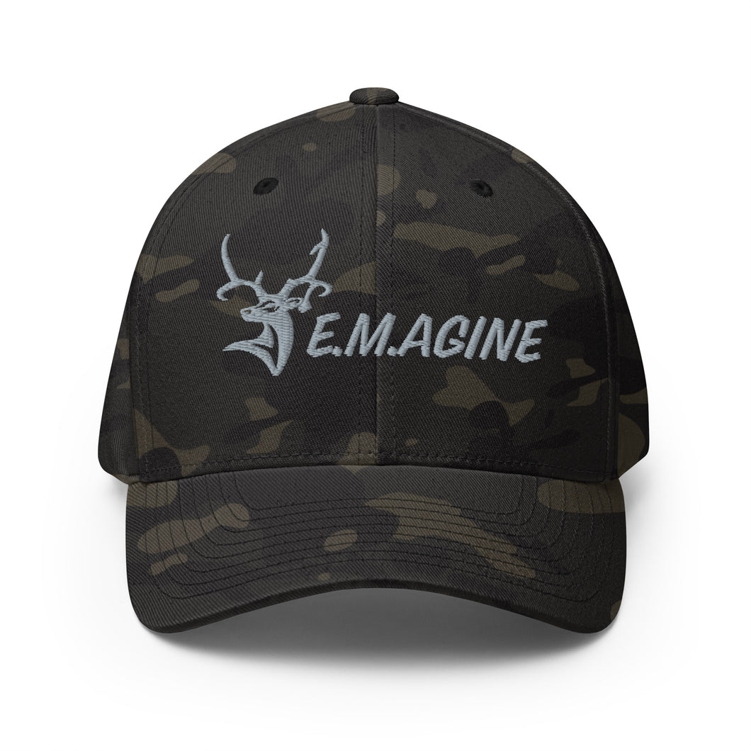 E.M.agine Whatever It Takes -  Black Multicam Hat