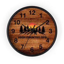 Load image into Gallery viewer, High Country Ops. Wall clock
