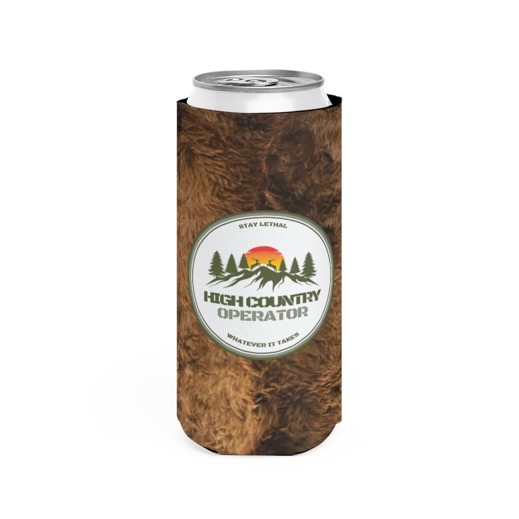 Grizzly Pelt Slim Can Cooler