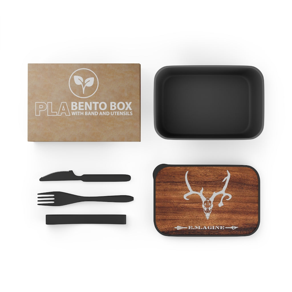 E.M.agine Buck - PLA Bento Box with Band and Utensils