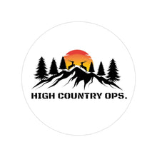 Load image into Gallery viewer, High Country Ops. Outdoor Stickers, Round, 1pcs
