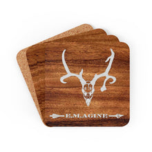 Load image into Gallery viewer, E.M.agine Buck Corkwood Coaster Set
