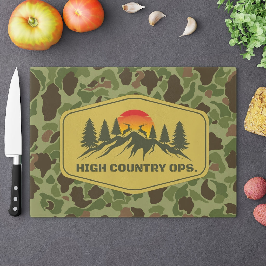 High Country Ops. Cutting Board