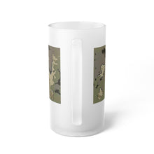 Load image into Gallery viewer, E.M.agine Buck High Country Camo Frosted Glass Mug 16oz
