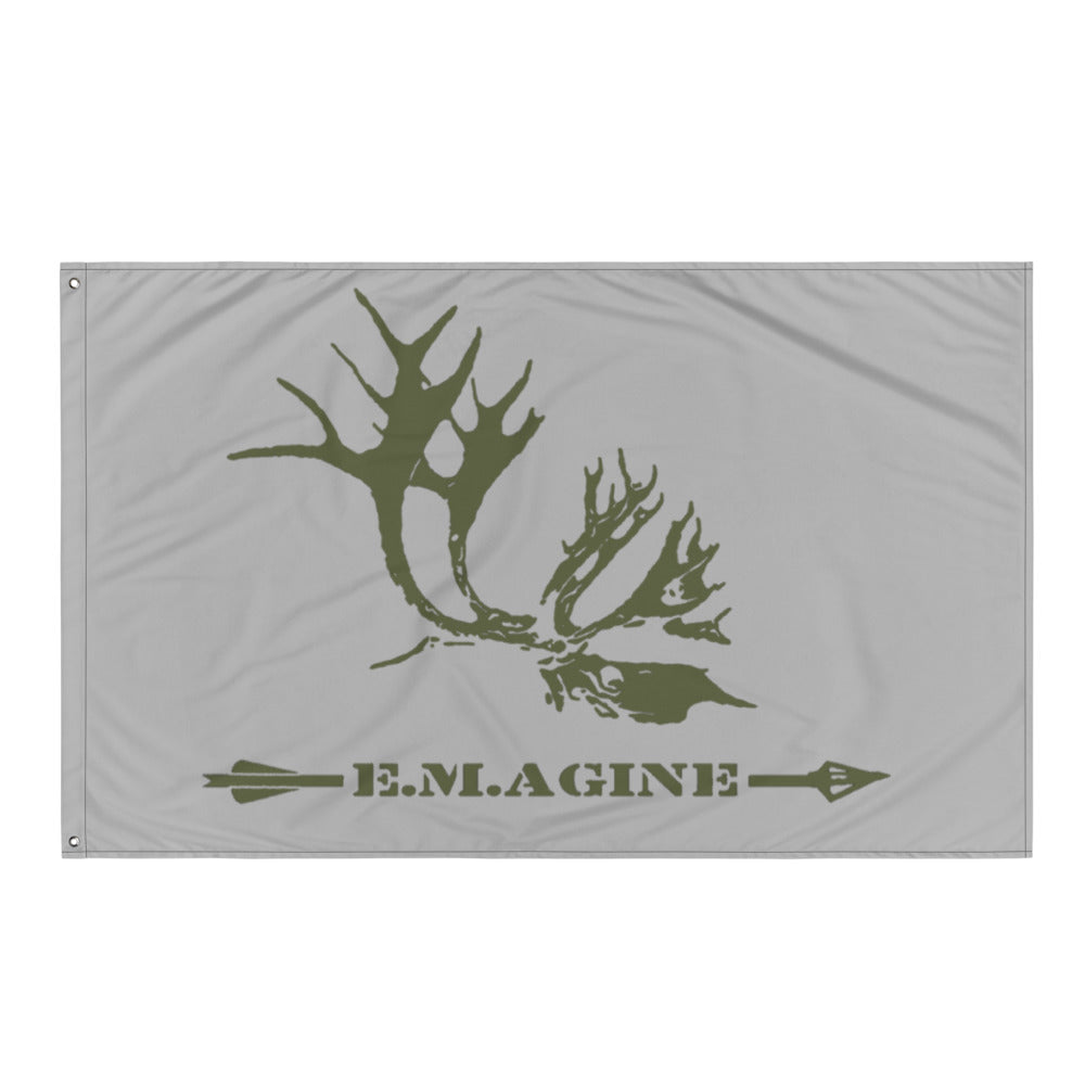 Caribou Dead Head Flag