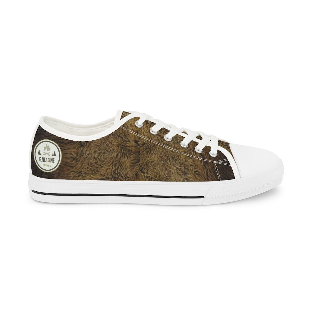 E.M.agine Buffalo Pelt Low Top Sneakers