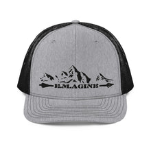 Load image into Gallery viewer, E.M.agine Peak Hat   Stone/Black
