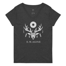 Load image into Gallery viewer, Timber King Dreamer v-neck t-shirt  (3 color option) Ladies
