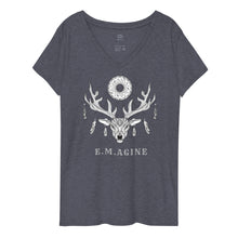 Load image into Gallery viewer, Timber King Dreamer v-neck t-shirt  (3 color option) Ladies
