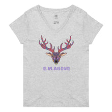 Load image into Gallery viewer, Timber Buck v-neck Ladies shirt
